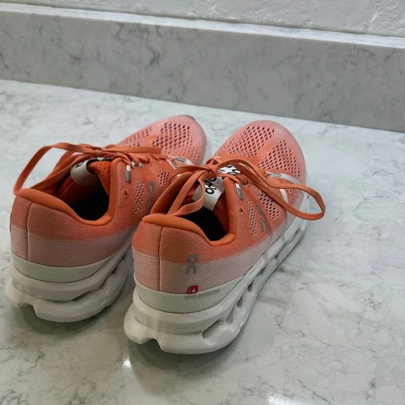 On Running Women's Coral Athletic Shoes, Size 10.5 - Picture 9 of 10